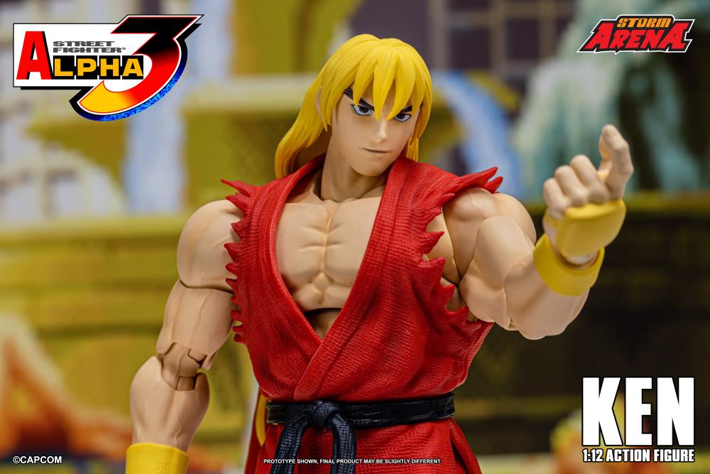 Street Fighter Alpha 3 Storm Arena Ken 1/12 Scale Action Figure Gallery Image 18