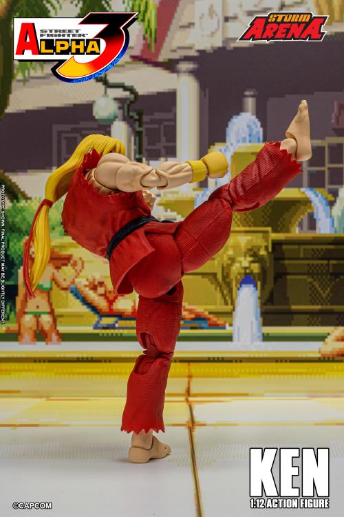 Street Fighter Alpha 3 Storm Arena Ken 1/12 Scale Action Figure Gallery Image 8