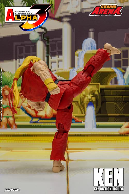 Street Fighter Alpha 3 Storm Arena Ken 1/12 Scale Action Figure Gallery Image 7
