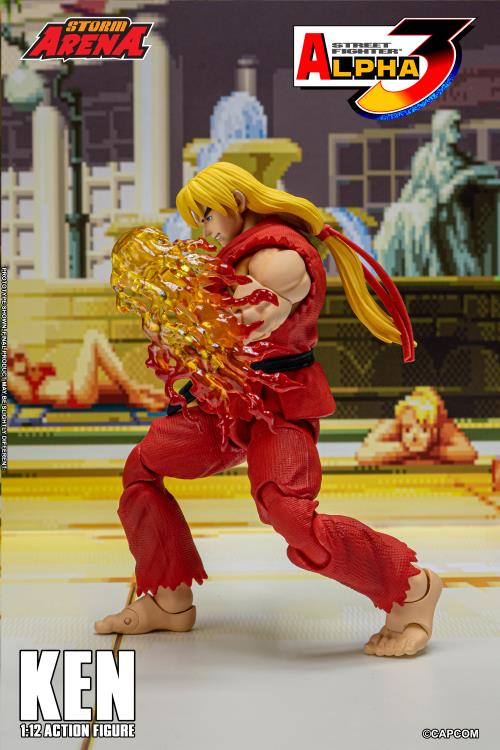 ストームコレクティブルズ　ストームアリーナ　ストリートファイター　ケン Street Fighter Alpha 3 Storm Arena Ken 1/12 Scale Action Figure