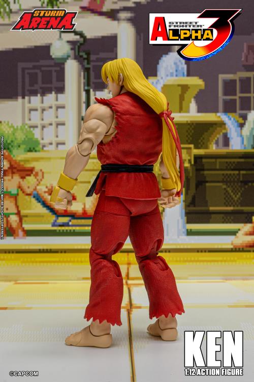 Street Fighter Alpha 3 Storm Arena Ken 1/12 Scale Action Figure Gallery Image 4