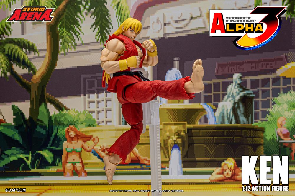 Street Fighter Alpha 3 Storm Arena Ken 1/12 Scale Action Figure Gallery Image 13
