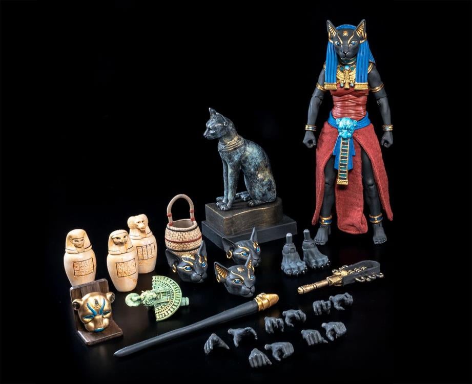 Figura Obscura Bastet (Black and Red Ver.) Action Figure Gallery Image 8