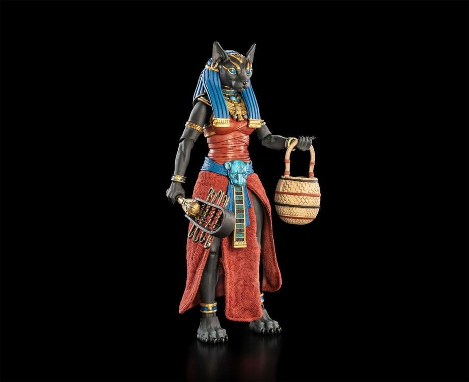 MYTHIC LEGIONS FIGURA OBSCURA アヌビス&バステト Figura Obscura Bastet (Black and Red Ver.) Action Figure