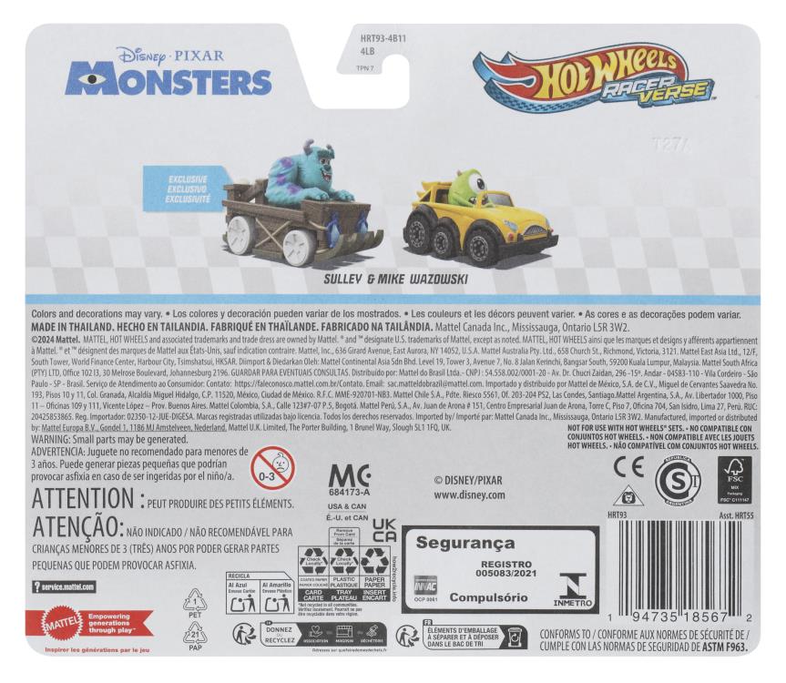 Hot Wheels Racerverse Mix 1 Case of 4 Two-Packs Gallery Image 4