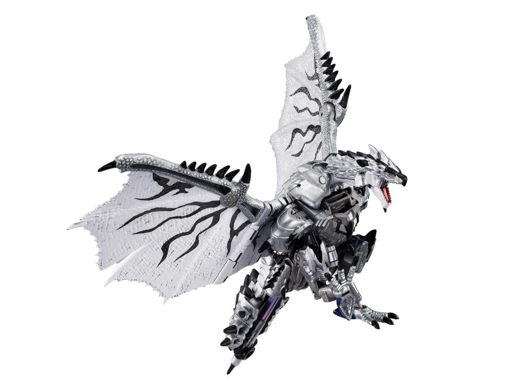 Transformers x Monster Hunter Synergenex Series Silver Rathalos Prime Action Figure Gallery Image 7