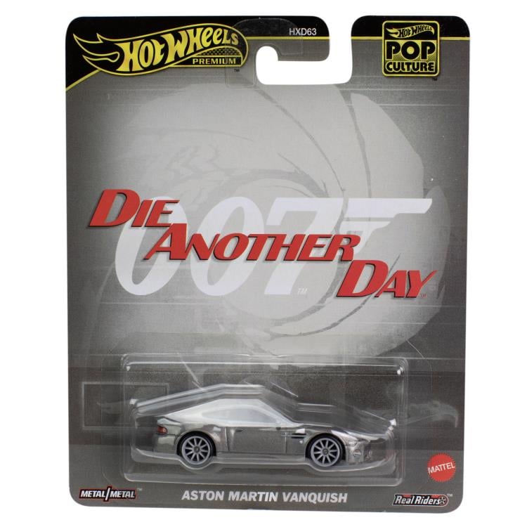 James Bond Hot Wheels Premium Pop Culture 2025 Mix 1 Aston Martin Vanquish (Die Another Day) Gallery Image 7