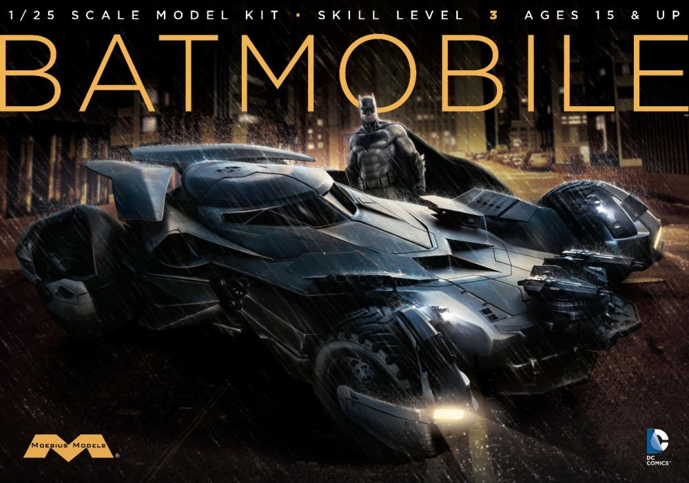 Batman v Superman Batmobile 1:25 Scale Model Kit