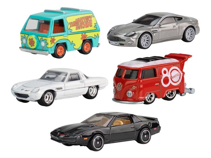 Hot Wheels Premium Pop Culture 2025 Mix 1 Set of 5 Vehicles