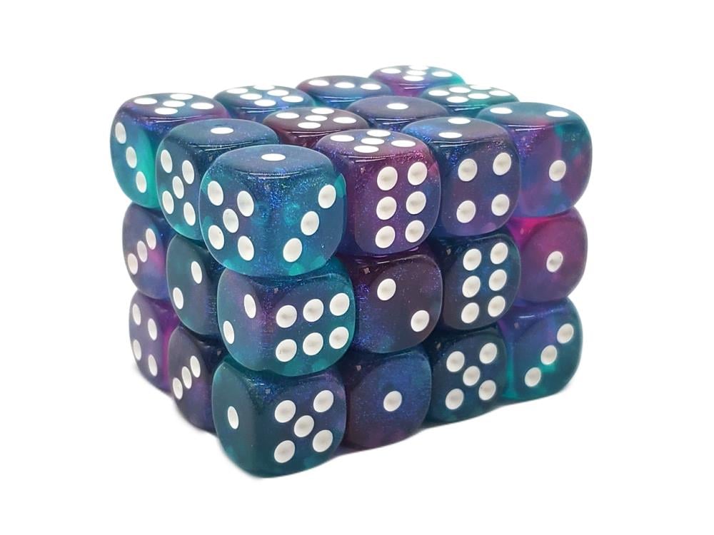 Old School Galaxy Northern Lights D6 Dice Set (36 Pack) Gallery Image 3