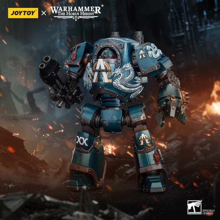 Warhammer: The Horus Heresy Alpha Legion Contemptor Dreadnought with Gravis Plasma Cannon 1/18 Scale Action Figure Gallery Image 8