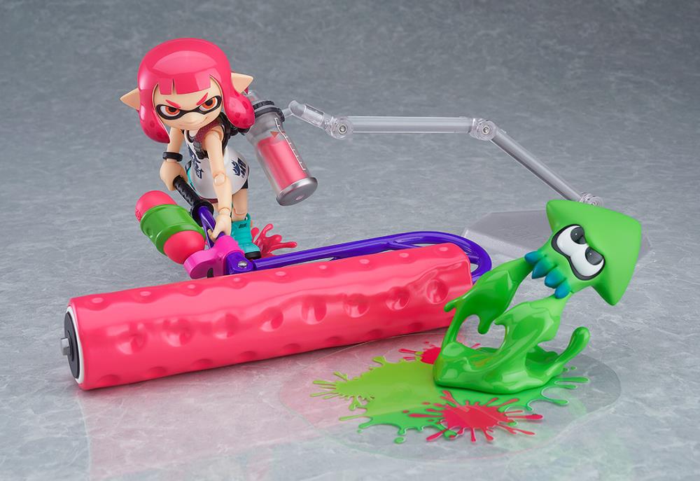 ゲームキャラクター figma Splatoon Girl DX Edition 400-DX Kid or Squid? figma Splatoon Inkling Girl: DX Edition Figure