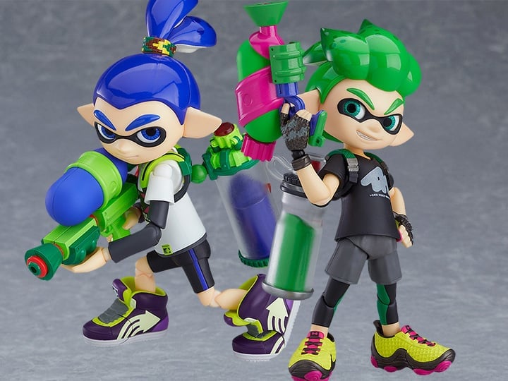 Splatoon figma No.462-DX Inkling Boy Two-Pack (Reissue) Gallery Image 1