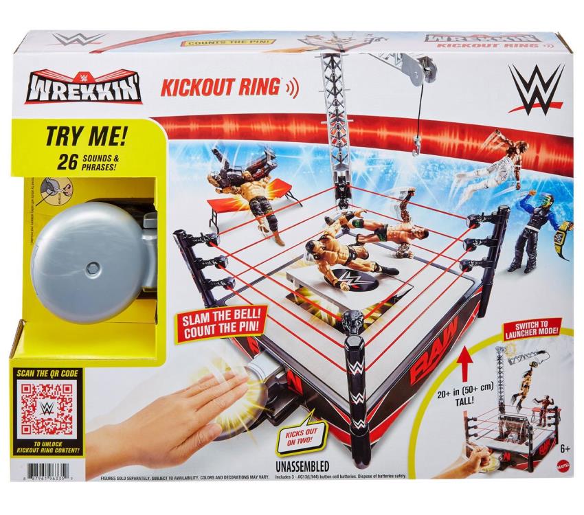 WWE Wrekkin' Kickout Ring Playset Gallery Image 8