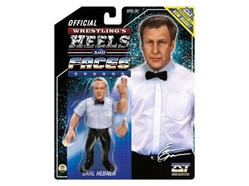 未開封　TNA　アール・ヘブナー　レフェリー　フィギュア　Earl Hebner Wrestling's Heels and Faces Vol.1 Earl Hebner Action Figure