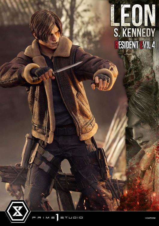 Resident Evil 4 Ultimate Premium Masterline Leon S. Kennedy 1/4 Scale Limited Edition Statue (with Bonus) Gallery Image 9