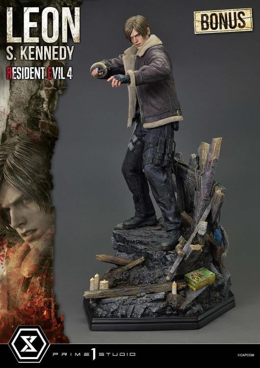 Resident Evil 4 Ultimate Premium Masterline Leon S. Kennedy 1/4 Scale Limited Edition Statue (with Bonus) Gallery Image 29