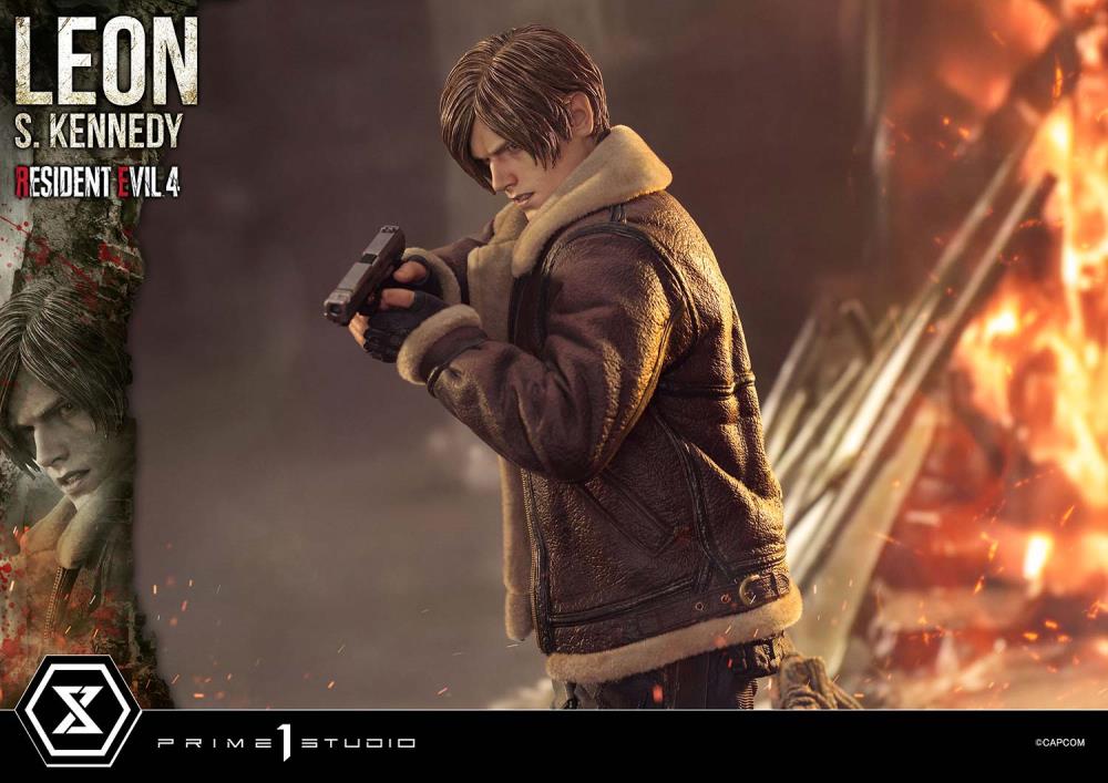 Resident Evil 4 Ultimate Premium Masterline Leon S. Kennedy 1/4 Scale Limited Edition Statue (with Bonus) Gallery Image 18