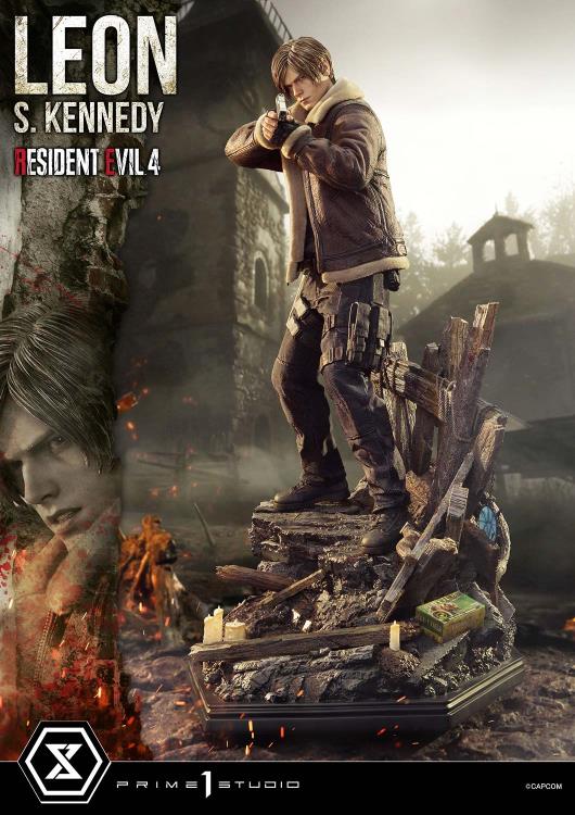 Resident Evil 4 Ultimate Premium Masterline Leon S. Kennedy 1/4 Scale Limited Edition Statue (with Bonus) Gallery Image 5