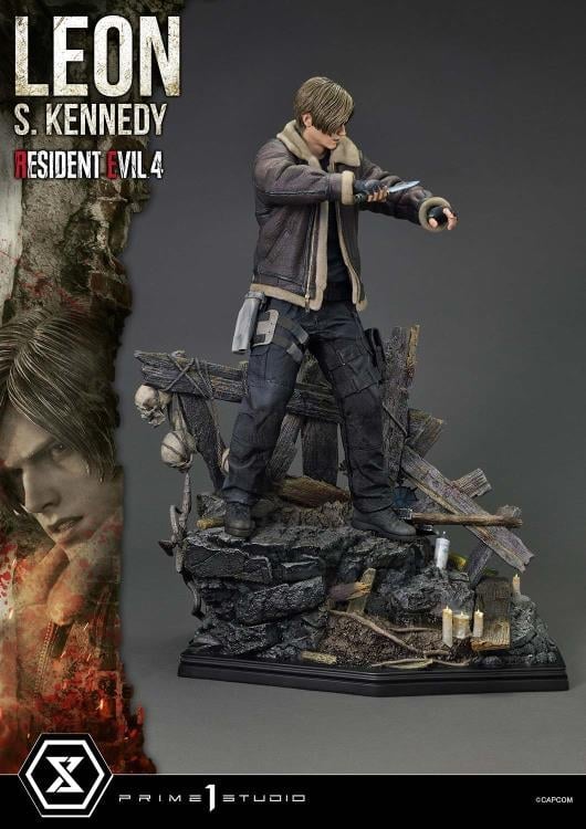 Resident Evil 4 Ultimate Premium Masterline Leon S. Kennedy 1/4 Scale Limited Edition Statue (with Bonus) Gallery Image 36