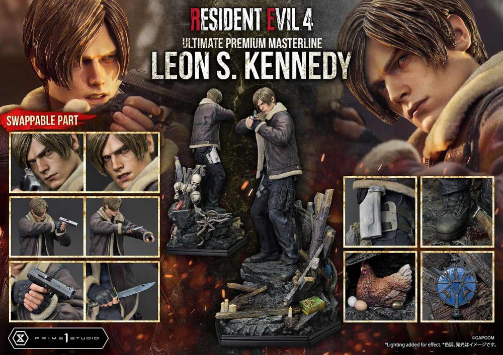Resident Evil 4 Ultimate Premium Masterline Leon S. Kennedy 1/4 Scale Limited Edition Statue (with Bonus) Gallery Image 66