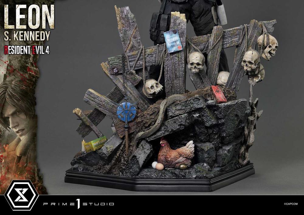 Resident Evil 4 Ultimate Premium Masterline Leon S. Kennedy 1/4 Scale Limited Edition Statue (with Bonus) Gallery Image 49