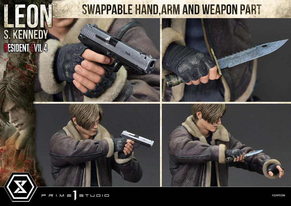 Resident Evil 4 Ultimate Premium Masterline Leon S. Kennedy 1/4 Scale Limited Edition Statue (with Bonus) Gallery Image 62