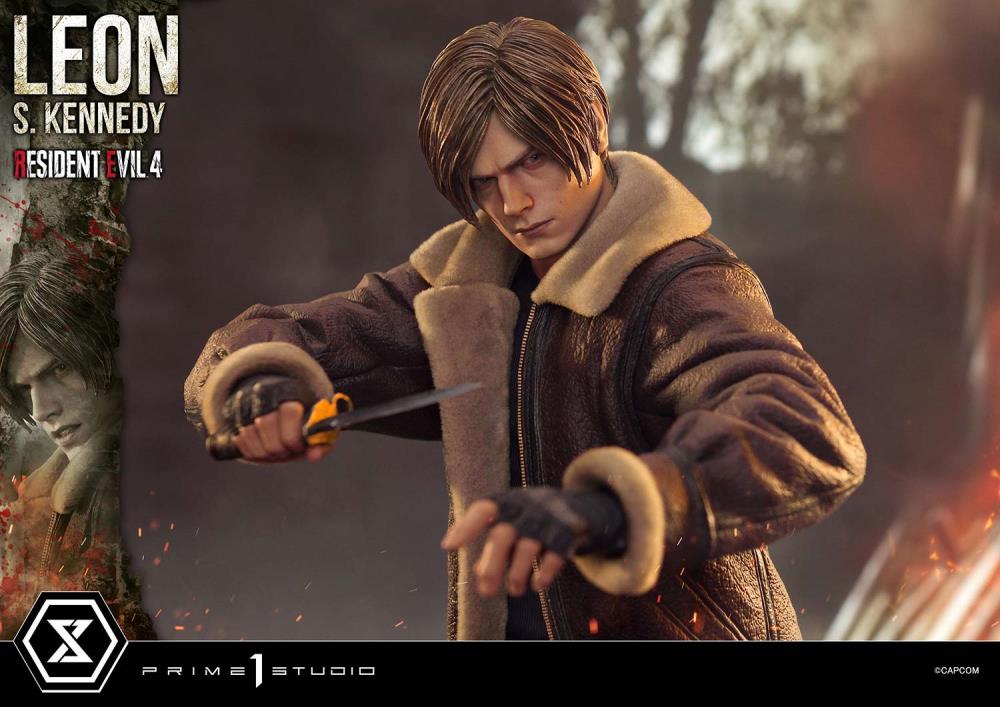 Resident Evil 4 Ultimate Premium Masterline Leon S. Kennedy 1/4 Scale Limited Edition Statue (with Bonus) Gallery Image 19