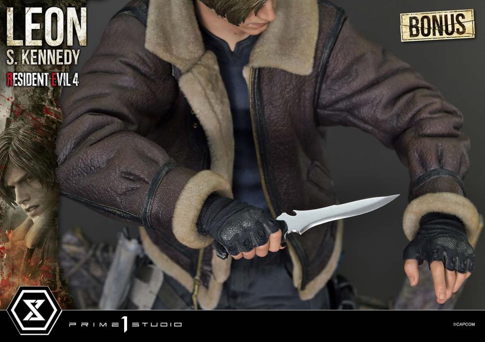 Resident Evil 4 Ultimate Premium Masterline Leon S. Kennedy 1/4 Scale Limited Edition Statue (with Bonus) Gallery Image 54