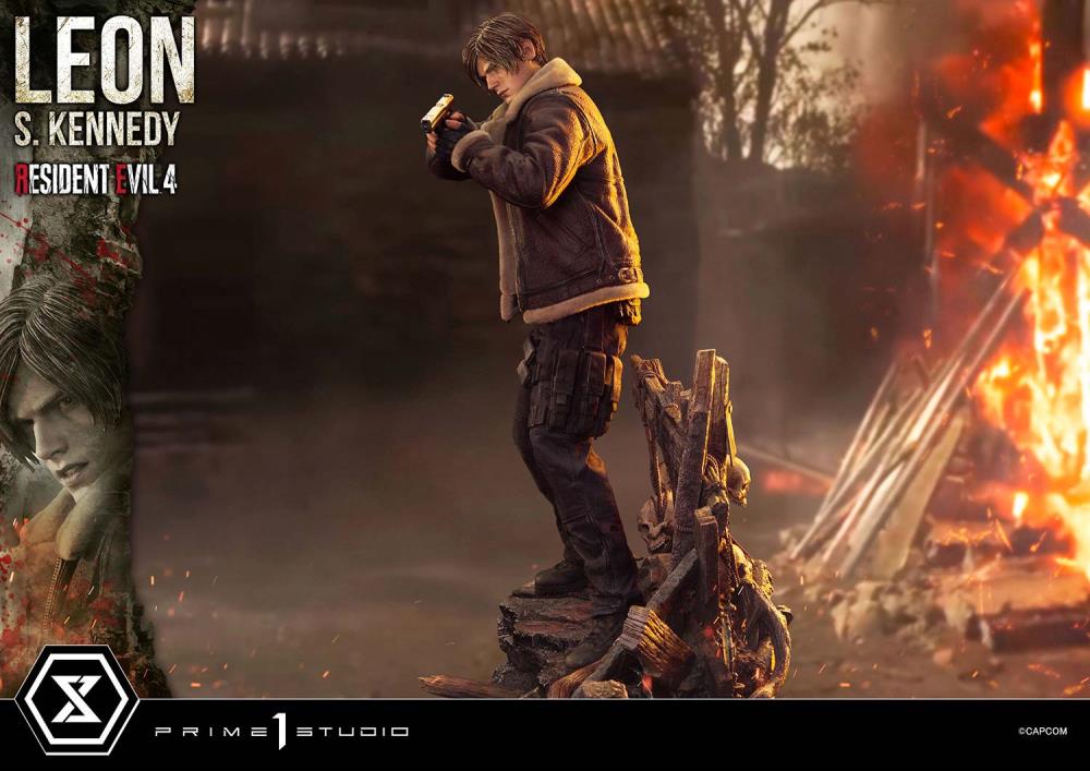 Resident Evil 4 Ultimate Premium Masterline Leon S. Kennedy 1/4 Scale Limited Edition Statue (with Bonus) Gallery Image 16