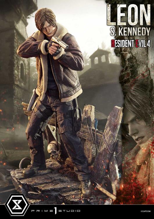 Resident Evil 4 Ultimate Premium Masterline Leon S. Kennedy 1/4 Scale Limited Edition Statue (with Bonus) Gallery Image 7