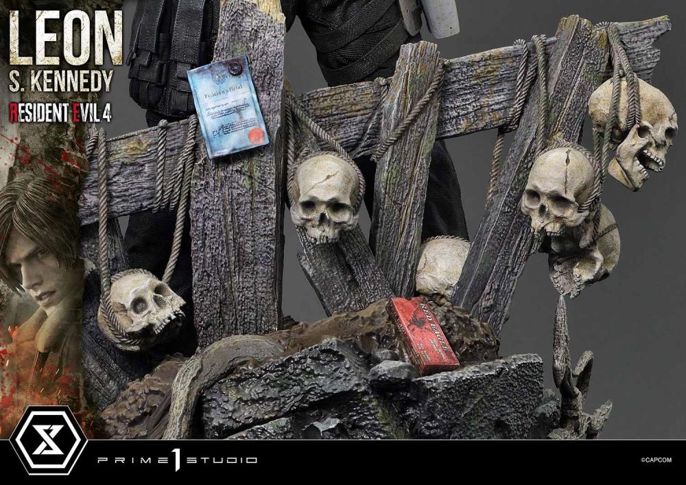 Resident Evil 4 Ultimate Premium Masterline Leon S. Kennedy 1/4 Scale Limited Edition Statue (with Bonus) Gallery Image 51