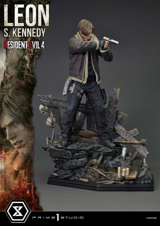 Resident Evil 4 Ultimate Premium Masterline Leon S. Kennedy 1/4 Scale Limited Edition Statue (with Bonus) Gallery Image 32
