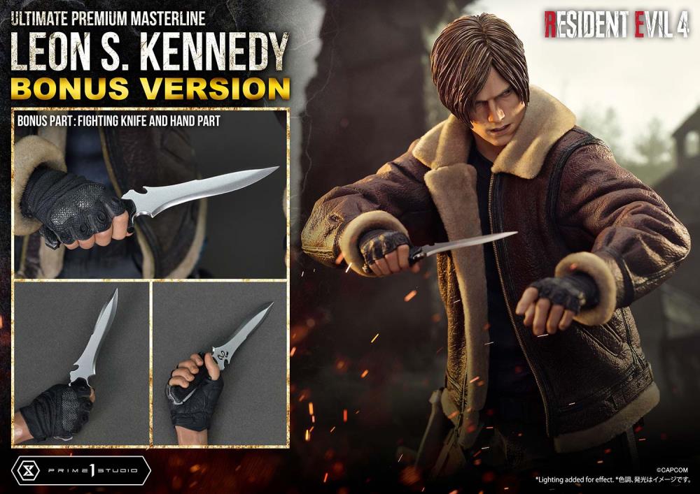 Resident Evil 4 Ultimate Premium Masterline Leon S. Kennedy 1/4 Scale Limited Edition Statue (with Bonus) Gallery Image 65