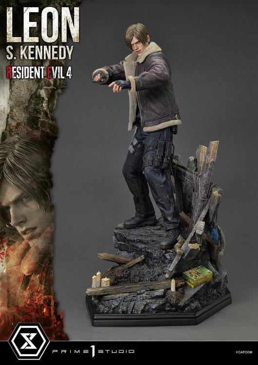 Resident Evil 4 Ultimate Premium Masterline Leon S. Kennedy 1/4 Scale Limited Edition Statue (with Bonus) Gallery Image 34