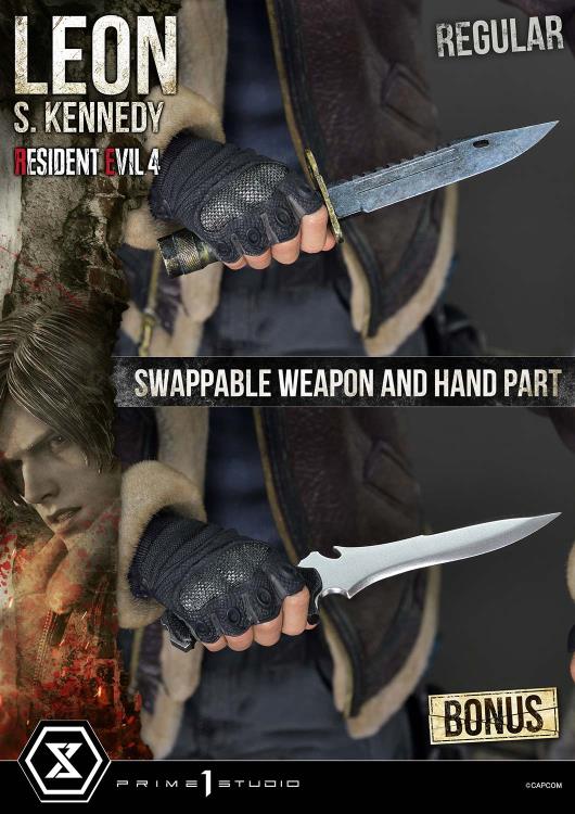 Resident Evil 4 Ultimate Premium Masterline Leon S. Kennedy 1/4 Scale Limited Edition Statue (with Bonus) Gallery Image 64