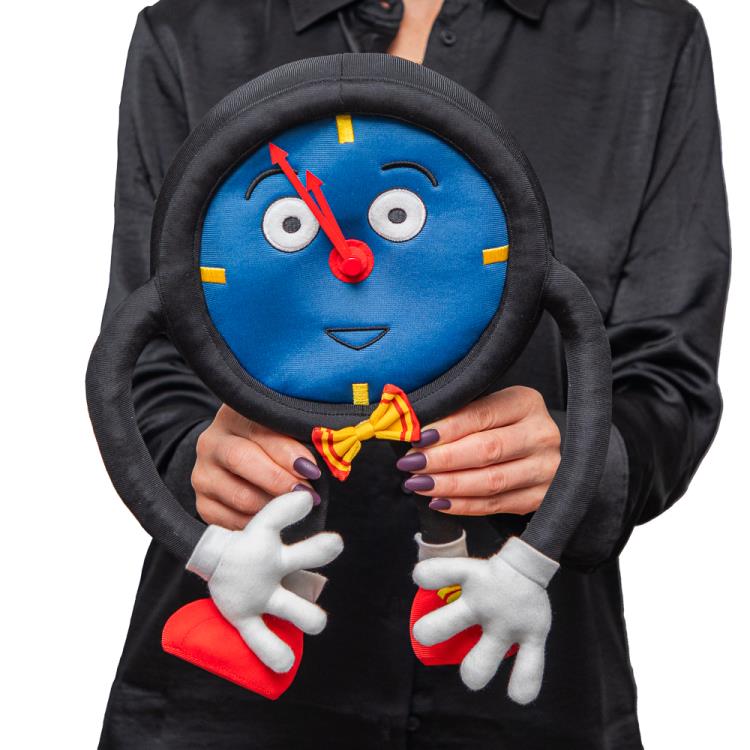 Don't Hug Me I'm Scared Tony the Talking Clock 13" Plush Gallery Image 6