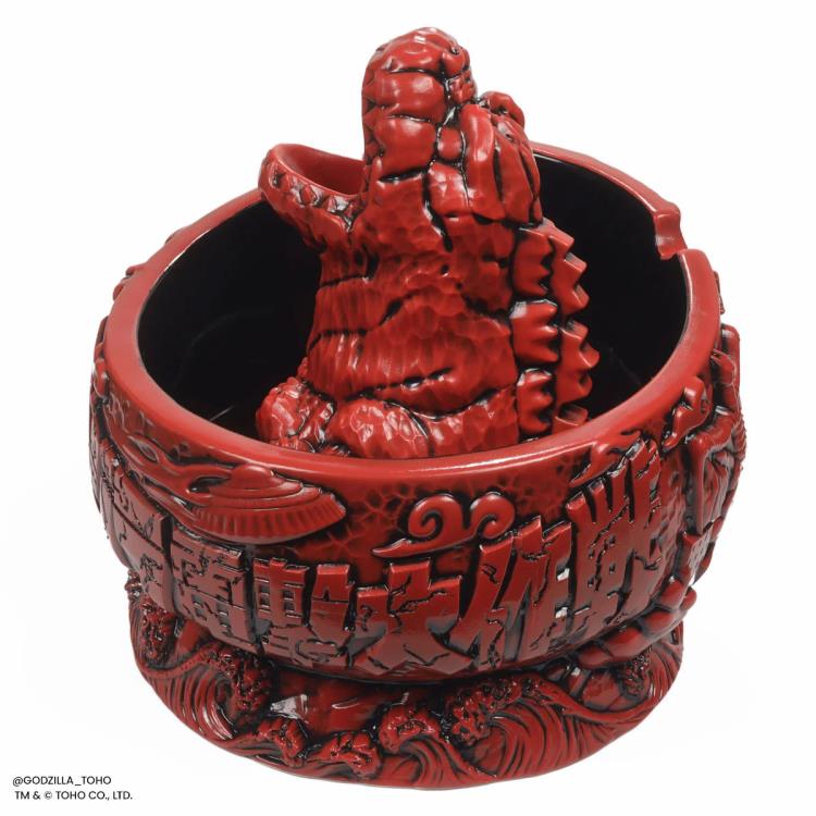 Destroy All Monsters Godzilla Scorpion Bowl (Fire Dragon Variant) Limited Edition Tiki Bowl Gallery Image 12