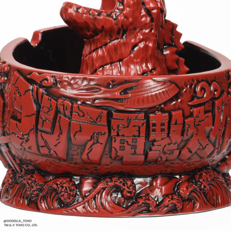 Destroy All Monsters Godzilla Scorpion Bowl (Fire Dragon Variant) Limited Edition Tiki Bowl Gallery Image 16