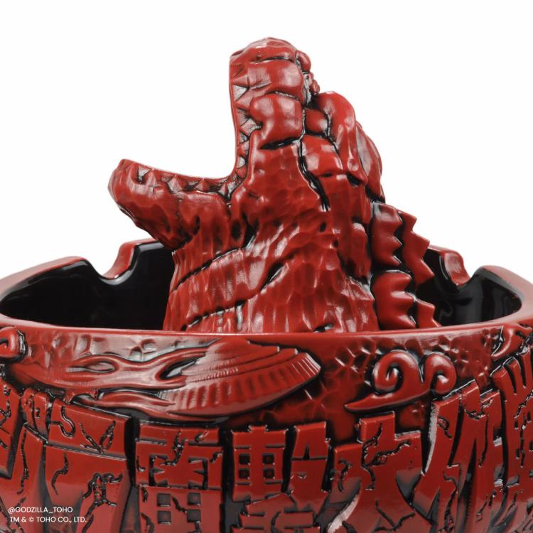Destroy All Monsters Godzilla Scorpion Bowl (Fire Dragon Variant) Limited Edition Tiki Bowl Gallery Image 14