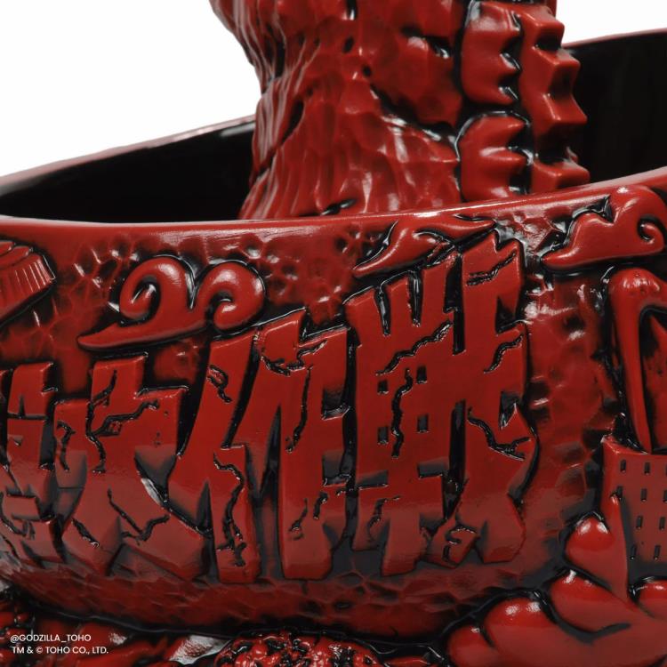 Destroy All Monsters Godzilla Scorpion Bowl (Fire Dragon Variant) Limited Edition Tiki Bowl Gallery Image 17