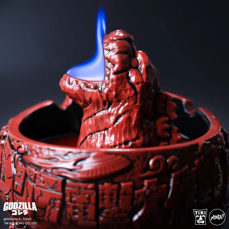 Destroy All Monsters Godzilla Scorpion Bowl (Fire Dragon Variant) Limited Edition Tiki Bowl Gallery Image 5