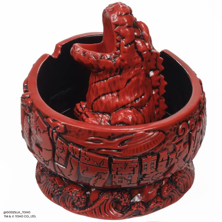 Destroy All Monsters Godzilla Scorpion Bowl (Fire Dragon Variant) Limited Edition Tiki Bowl Gallery Image 13