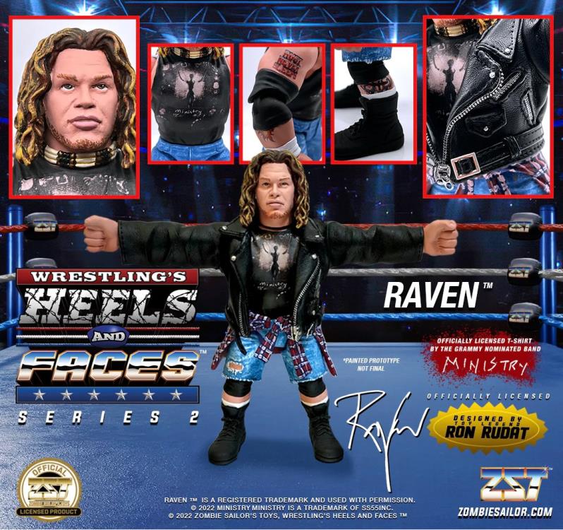 Wrestling's Heels and Faces Vol.2 Raven Action Figure