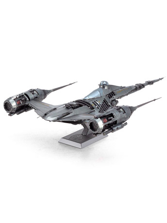 Star Wars Metal Earth Premium Series The Mandalorian's N-1 Starfighter Model Kit Gallery Image 2