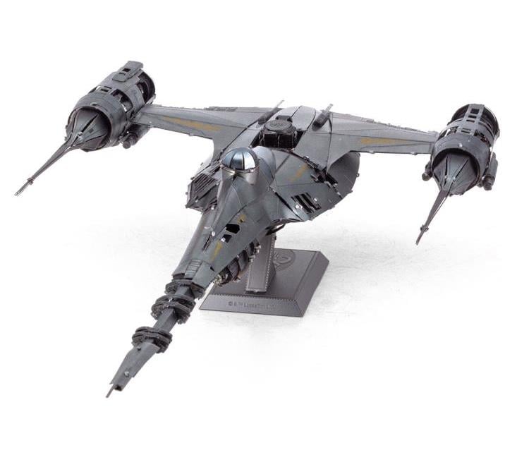 Star Wars Metal Earth Premium Series The Mandalorian's N-1 Starfighter Model Kit Gallery Image 4