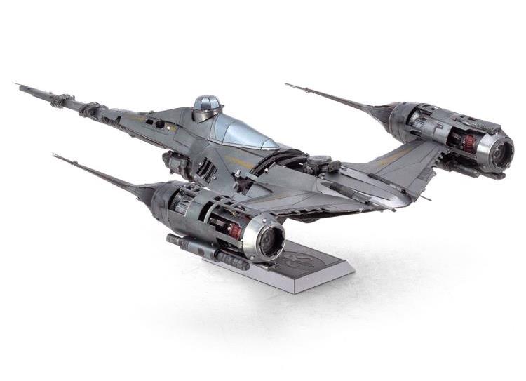 Star Wars Metal Earth Premium Series The Mandalorian's N-1 Starfighter Model Kit Gallery Image 6
