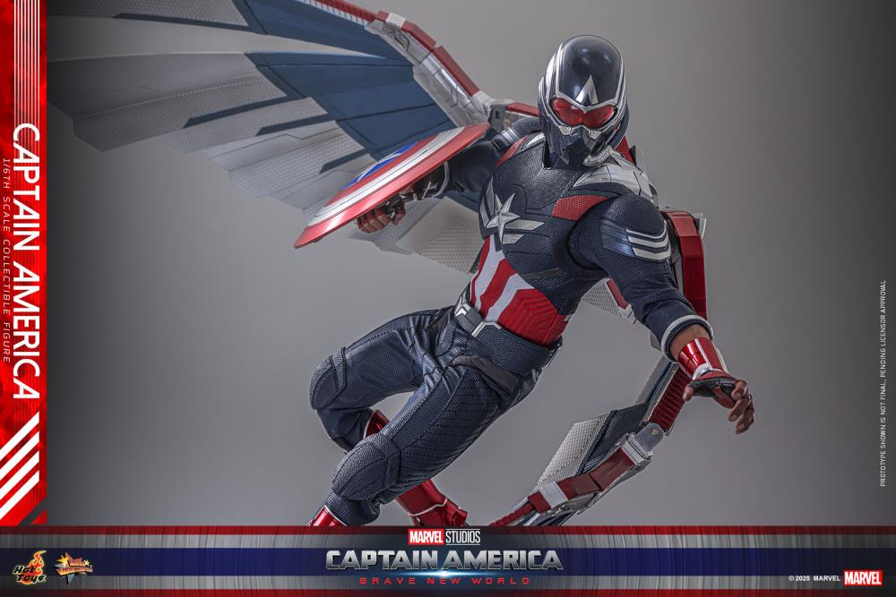 Captain America: Brave New World MMS779 Captain America 1/6th Scale Collectible Figure Gallery Image 15