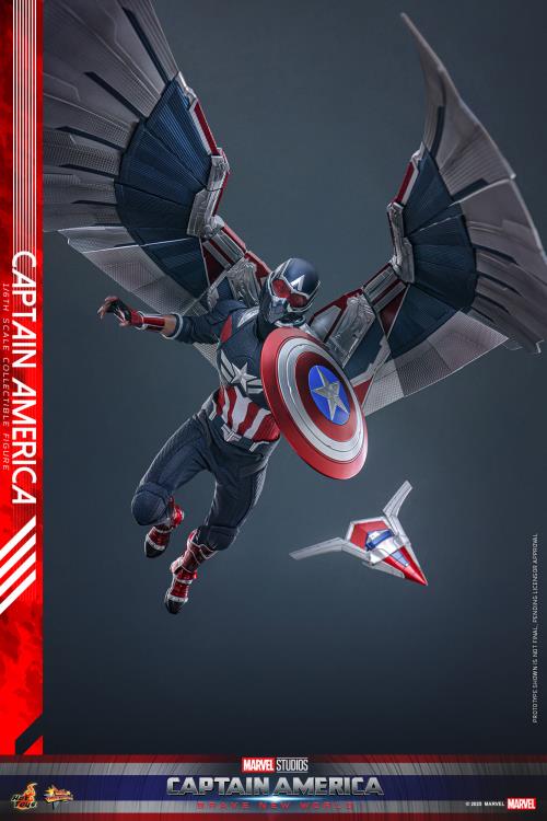 Captain America: Brave New World MMS779 Captain America 1/6th Scale Collectible Figure Gallery Image 6