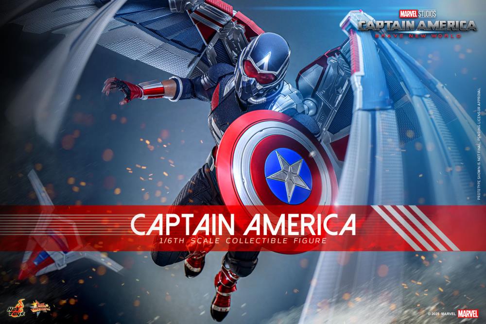 Captain America: Brave New World MMS779 Captain America 1/6th Scale Collectible Figure Gallery Image 21